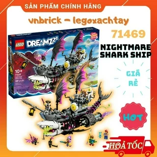 LEGO DREAMZzz 71469 Nightmare Shark Ship Con Tàu Cá Mập