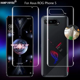 Phim Hydrogel Siêu Mỏng Cho Asus ROG Phone 5 5s Pro Ultimate ROGPhone5 6.78 "TPU Mềm Mặt Trước Mặt Sau Full Cover Bảo Vệ Màn Hình Phim Bảo Vệ Trong Suốt (Không Phải Kính Cường Lực)