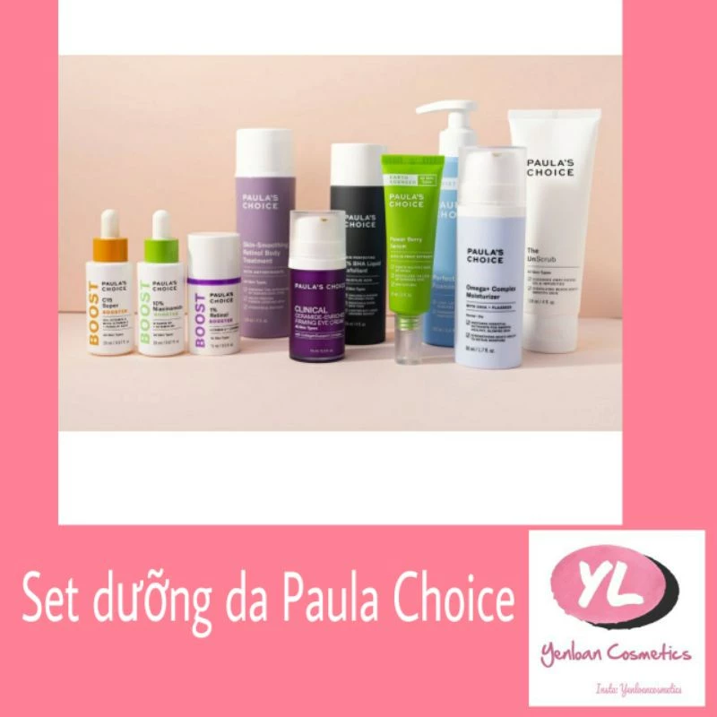 Set dưỡng da Niacinamide 10%, 20%, BHA Paula Choice