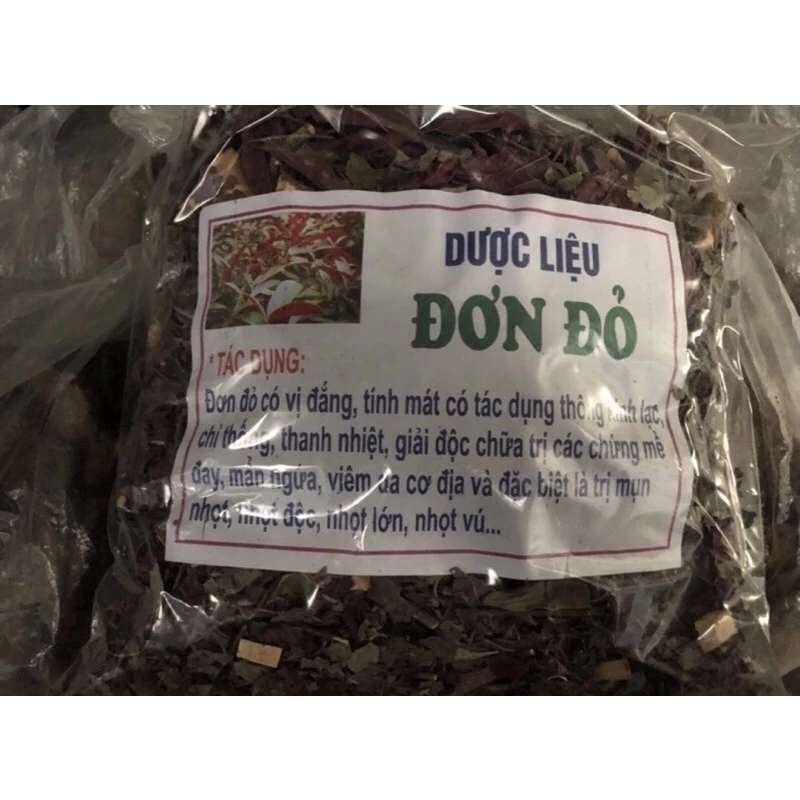 Lá đơn đỏ khô 1kg