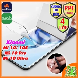 [Mặt Trước-Ảnh Thật] Dán PPF Xiaomi Mi 10/ 10s/ 10 PRO/ 10 ULTRA Cường Lực Dẻo Trong Suốt