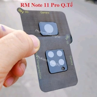 Cụm Cường lực Nguyên Khối Màu Đen Bảo Vệ Camera Xiaomi Redmi Note 11 Note 11S Note 11 Pro Note 11T Poco M4 Pro