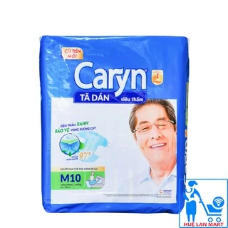 [CHÍNH HÃNG] Bỉm Người Già - Tã Dán Siêu Thấm Caryn Size M10 (Vòng hông 61-106cm)