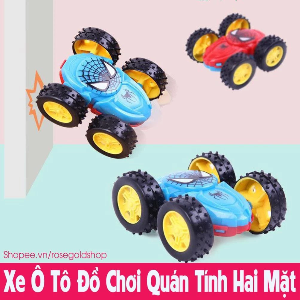 Xe Ô Tô Đồ Chơi Quán Tính Hai Mặt - Xe OTo Chạy Đà Vui Nhộn [Thanh Mai Shop]