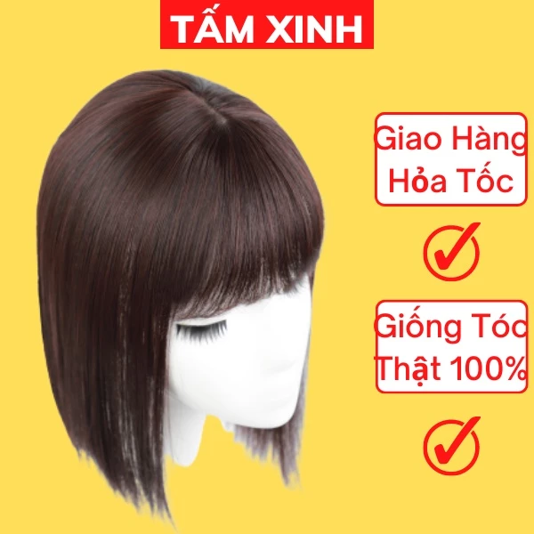 CHE HÓI - PHỦ BẠC 35CM (Tóc giả) sỉ lấy nhiều nhắn cho shop