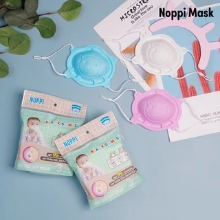 Khẩu trang gấu Noppi cho bé từ 0-2 tuổi (Set 3 cái)