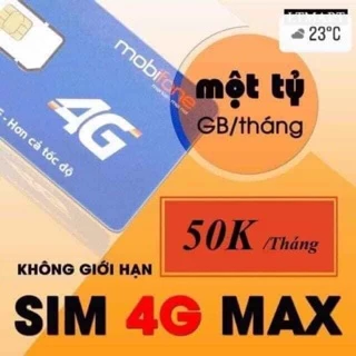 [FULL DATA] SIM 3G/4G MOBI FULL KHÔNG GIỚI HẠN DATA CHỈ 50K/THÁNG