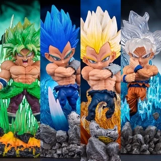 Mô hình Dragon Ball Nhân Vật Goku Ultra Instinct, Vegeta, Broly Hiệu Ứng Led