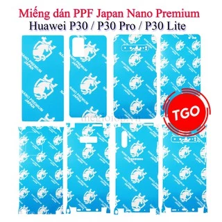 Miếng dán PPF Huawei P30 / P30 Pro / P30 Lite Japan Nano Premium màn hình, mặt lưng