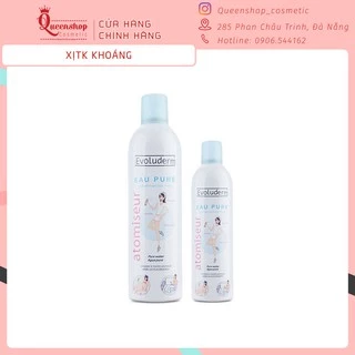 Xịt Khoáng E.v.o.l.u.derm Dưỡng Ẩm Cấp Nước & Làm Dịu Da 400ml Atomiseur Eau Pure