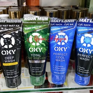 OXY Total Anti Acne - Kem rửa mặt sạch khuẩn mụn kiểm soát nhờn 100g