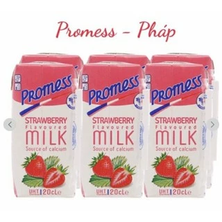 Sữa tươi Promess dâu/chuối date mới