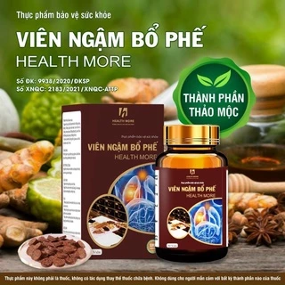 Viên Ngậm Bổ Phế Health More_Giảm ho,Giảm đờm,Giảm đau rát họng