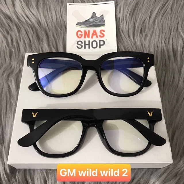 Kính GM wild wild 2, Kính mắt V gọng to trơn không chữ nam nữ thời trang Hàn Quốc FERADO