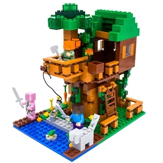 Đồ Chơi Mô Hình Nhà Cây Minecraft