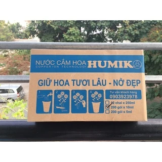 NƯỚC DƯỠNG HOA HUMIK THÙNG 200 GÓI 10ml