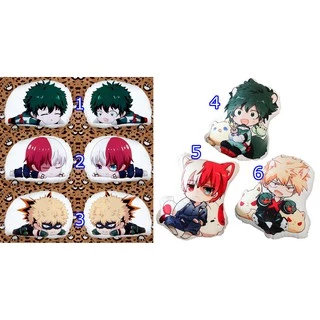 Gối ôm gấu bông in 2 mặt chibi Anime my hero academia bakugou katsuki