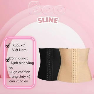 Gen Đai Nịt Bụng Sline 24 cm 4 Xương Giúp Định Hình Eo