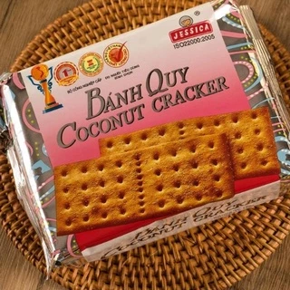 Bánh quy COCONUT CRACKER JESSICA® 178g / Bánh quy dừa vuông bọc giấy bạc