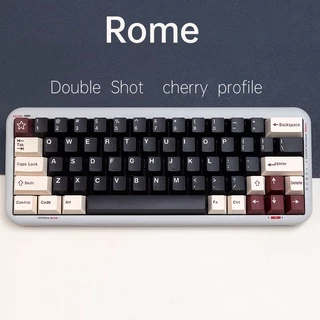 173keys Rome keycaps/Double shot/Cherry profile/PBT material mechanical keyboard keycap set