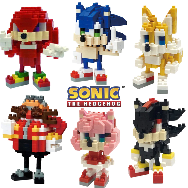 NANOBLOCK Đồ Chơi Mô Hình Nhân Vật Sonic Sonic