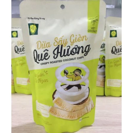 Dừa Sấy Giòn Quê Hương 28gr