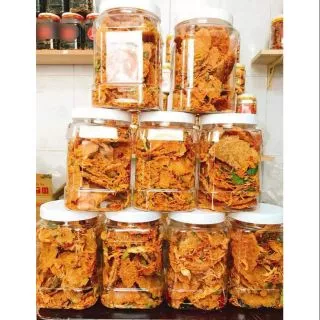 ( MIỄN SHIP Ở HCM) Combo 2 hủ Cơm cháy lắc khô gà ngon tuyệt(500g/hủ)sỉ/dạo/ăn vặt/ăn liền/rong biển/nhà làm/chất lượng)