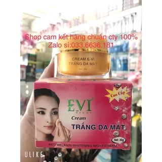 kem EVI trắng da mặt 30g