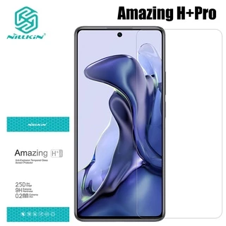 Miếng dán kính cường lực Nillkin H+ Pro bảo vệ chống cháy nổ 2.5D trong suốt hoàn toàn 9H cho Xiaomi Mi 11T/11TPro 9H