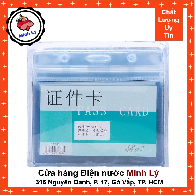 [Hỏa Tốc] Bộ 5 Thẻ Đeo Bảng Tên Nhựa Dẻo Chống Nước 8.5x10cm Cao Cấp