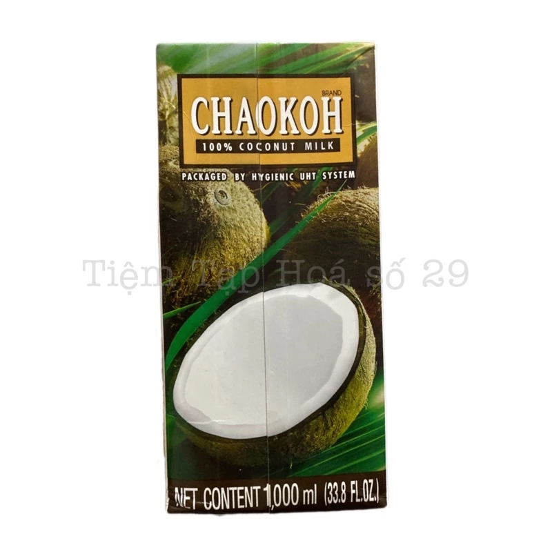 Nước Cốt Dừa Thái Lan Chaokoh 1000ml