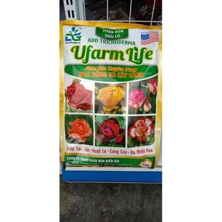 Phân bón hoa hồng chuyên dụng - phân bón hoa hồng ufarm life 1kg