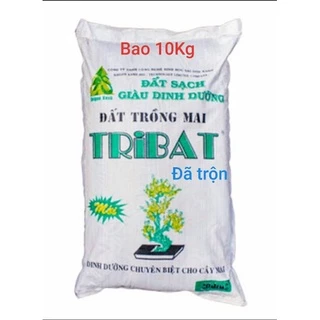 Đất Trồng Mai TRIBAT 10Kg 20dm Đã Trộn Phân