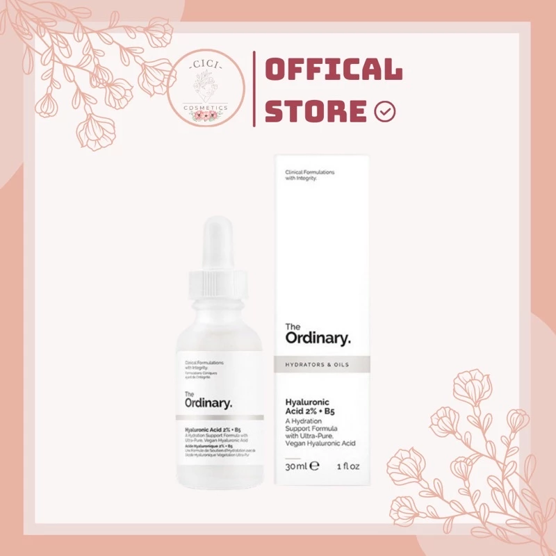 [BILL US ] The Ordinary Hyaluronic Acid 2% + B5 - Serum cấp nước và phục hồi da