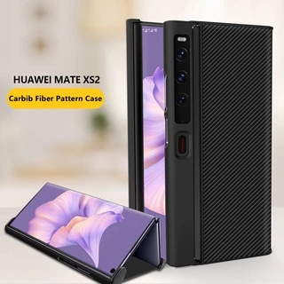 Ốp Điện Thoại Da Vân Sợi Carbon Siêu Mỏng Chống Sốc Cho Huawei Mate Xs2 2022 Mate Xs2 2022