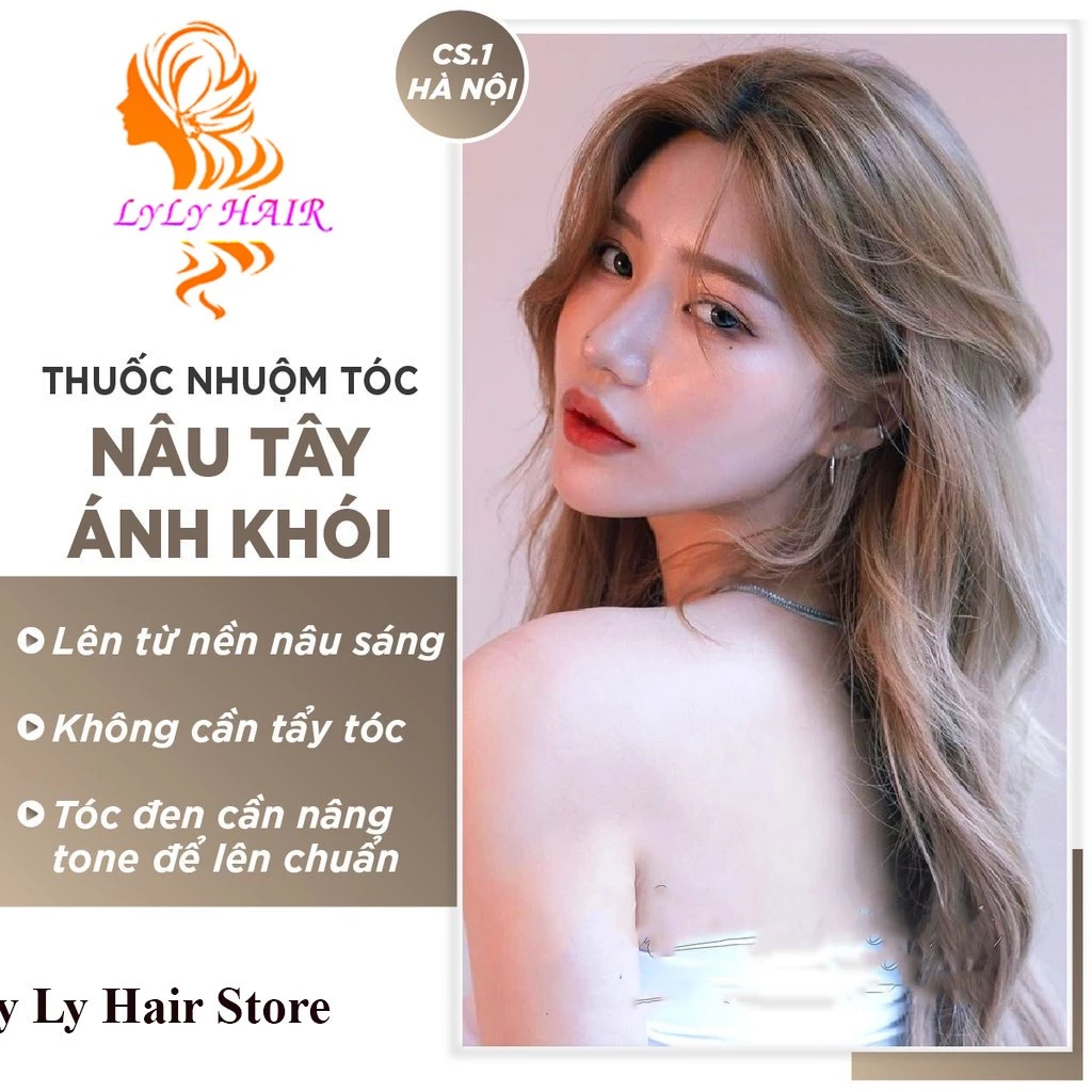 THUỐC NHUỘM TÓC MÀU VÀNG SÁNG KHÓI