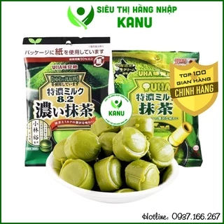 Kẹo sữa matcha trà xanh UHA Nhật Bản