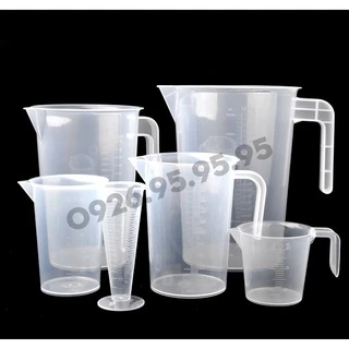 Ca Đong Định Lượng 500ml - Ly Đong Định Lượng 250ml 100ml - Nhựa Cao Cấp Chịu Nóng-Máy Móc Thiết Bị Pha Chế