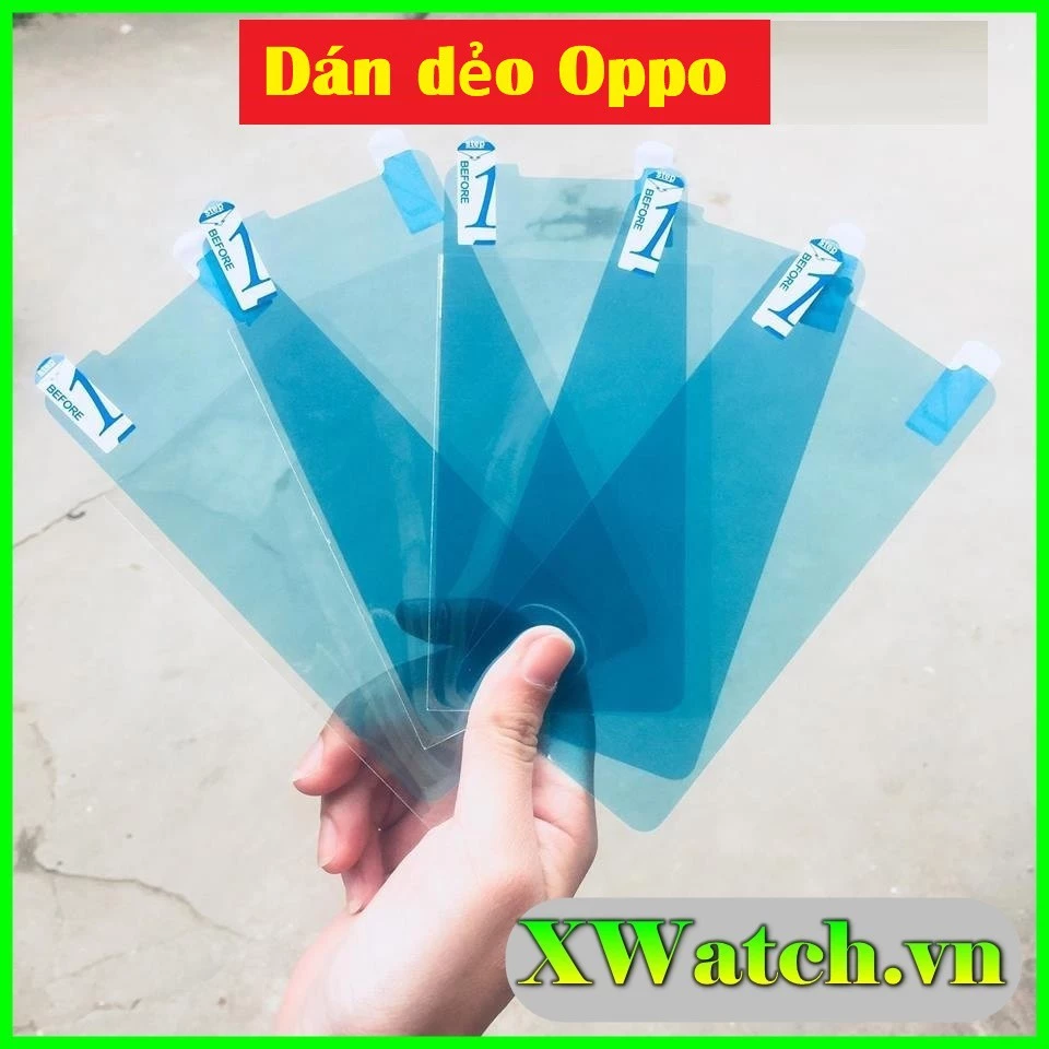 Dán dẻo chống xước dành cho Oppo A54 A74 A15 F9 F11 A5 A9-2020 A1k A5S A7 A31 A91  F1s Reno 4 Reno 5