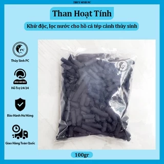 Than hoạt tính lọc nước hồ cá [100gr]