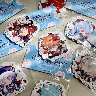 Sticker hình dán Genshin Impact (11 hình/gói)