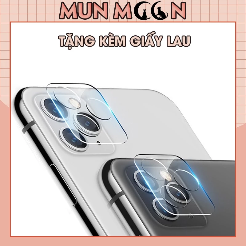 Kính Cường Lực Iphone Bảo Vệ Camera 9h Siêu Cứng Iphone 11/11pro/11promax/12/12pro/12promax/13/14/Pro/ProMax/Mini