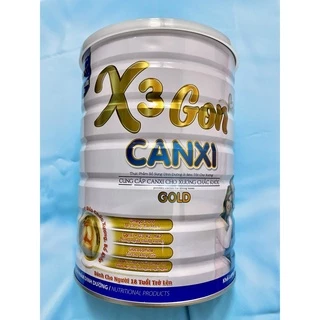 Sữa X3 GON CANXI GOLD bổ sung canxi cho xương chắc khỏe - 900 gr/hộp( tích điểm đổi quà)