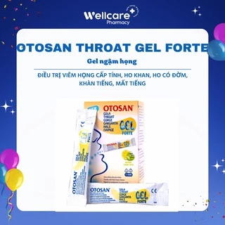Gel ngậm họng Otosan Throat Gel Forte – Hỗ trợ giảm ho, viêm họng, đau rát họng người lớn và trẻ em