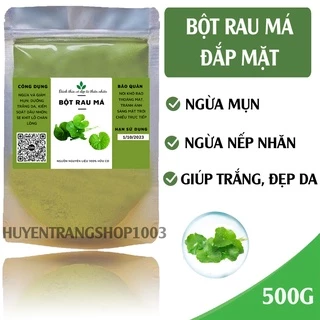 500GRAM Bột Rau Má Nguyên Chất Đắp Mặt Nạ Ngăn Ngừa Mụn & Làm Dịu Vết Mụn Viêm bảo đảm VSATTP