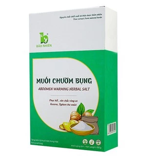 Muối chườm bụng Bảo Nhiên 850g giúp Săn bụng – Giảm eo – Mờ rạn + Tặng kèm túi đựng muối trong mỗi hộp