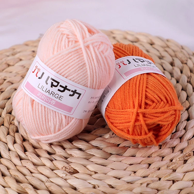 [Mua từ 3 cuộn giá giảm mạnh] LEN HÀN NHÍ len siêu mềm mịn dùng để đan móc quần áo, thú bông, đồ handmade