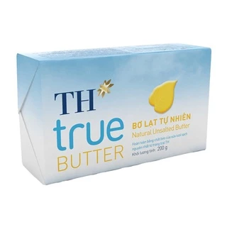 Bơ nhạt tự nhiên TH true butter (200g) - [CHỈ SHIP HỎA TỐC HN]