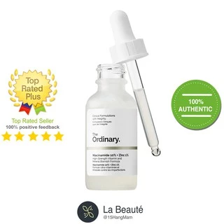 The Ordinary Niacinamide 10% + Zinc 1% - Tinh Chất Cho Da Mụn, Se Khít Lỗ Chân Lông, Sáng Da