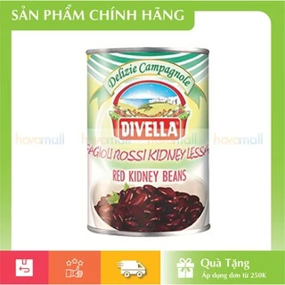 [Hàng nhập khẩu] Đậu đỏ đóng hộp Red Kidney Fagioli Divella 400gr (30/10/24)